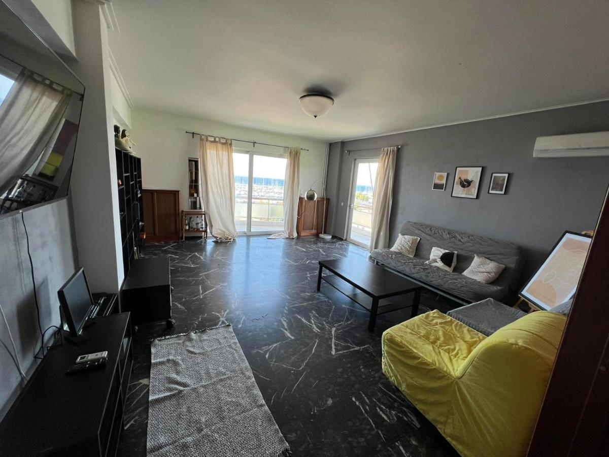 Alimos Marina Huge 3Bd Apartment Athén Kültér fotó